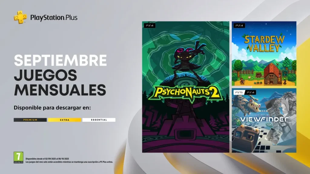 ps plus septiembre 2025