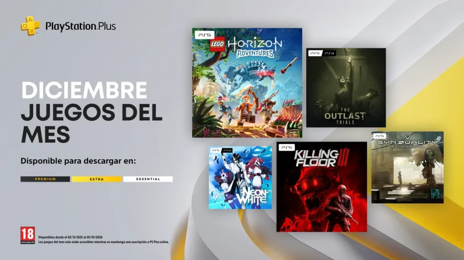ps plus diciembre 2025