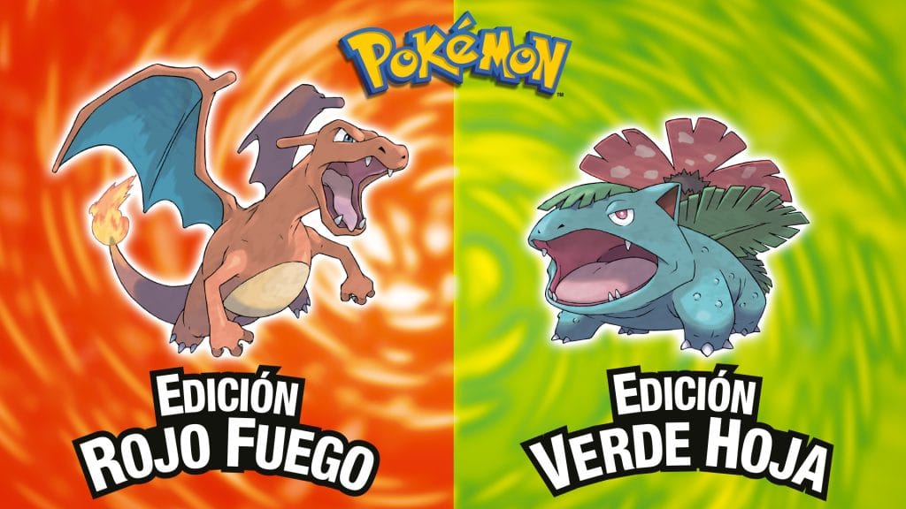 pokemon rojo fuego verde hoja